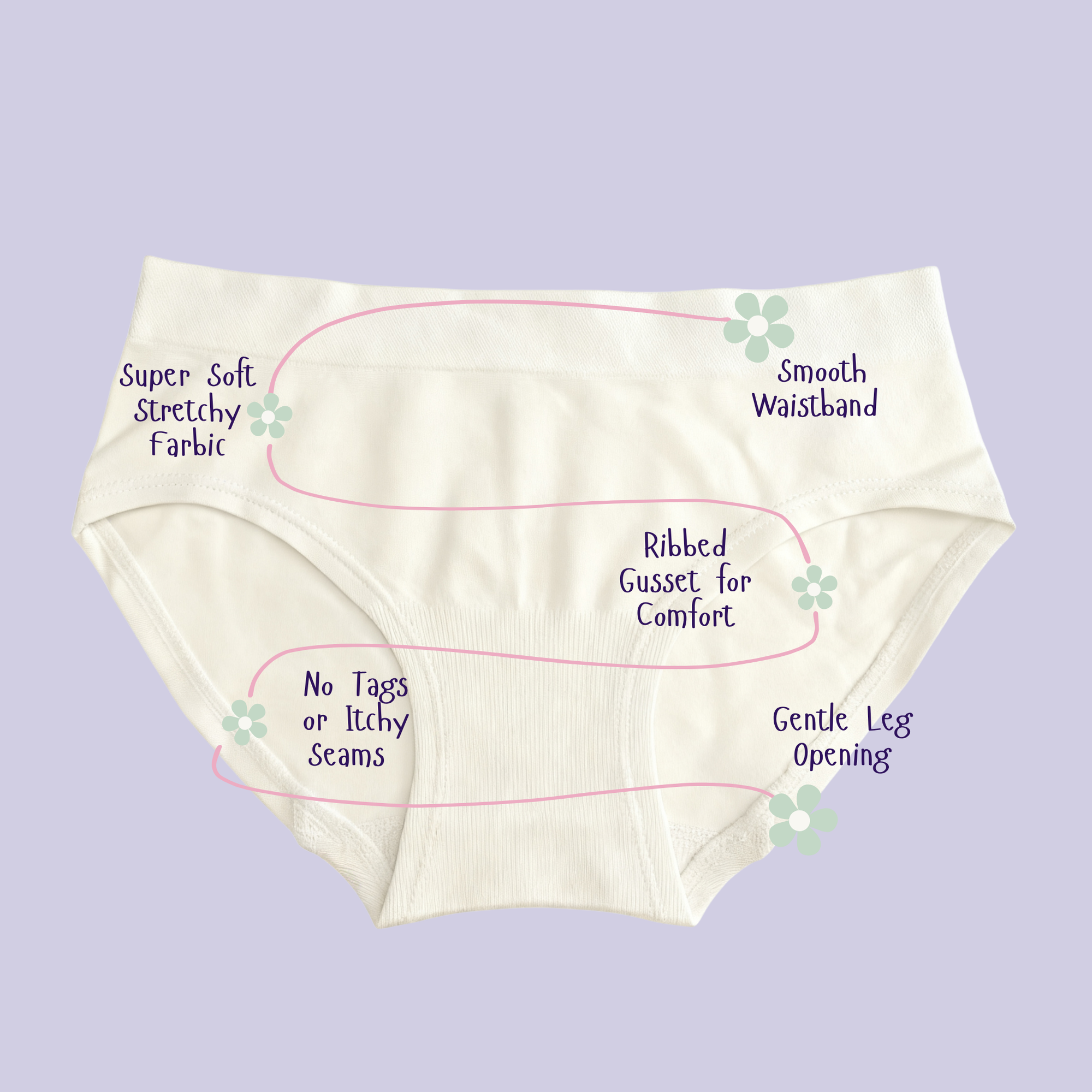 SkinSense™ Seamless Briefs 3 Pack | Comfort on the Spectrum