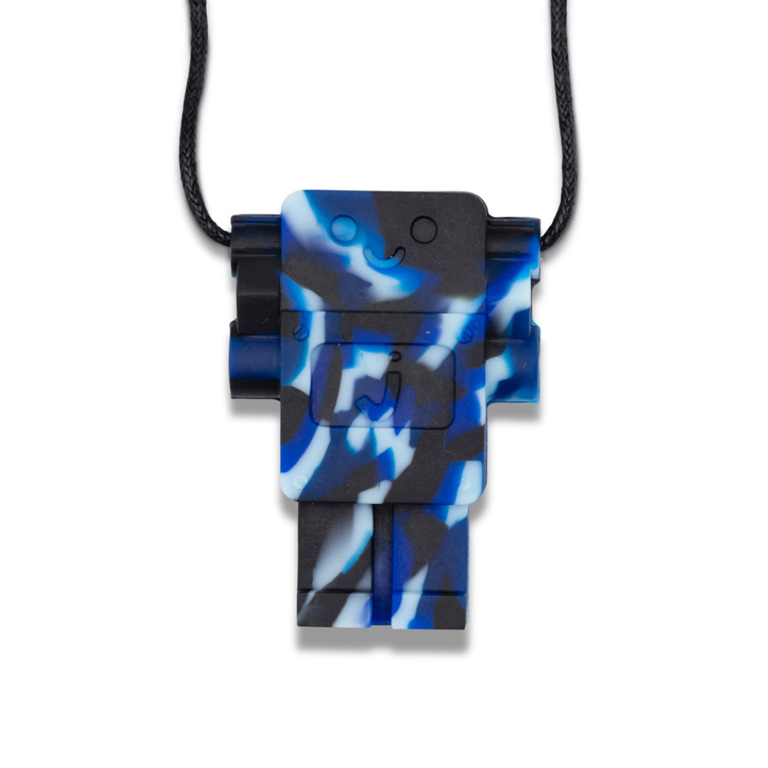 Robot Chew Pendant Marine Camo | Jellystone Designs