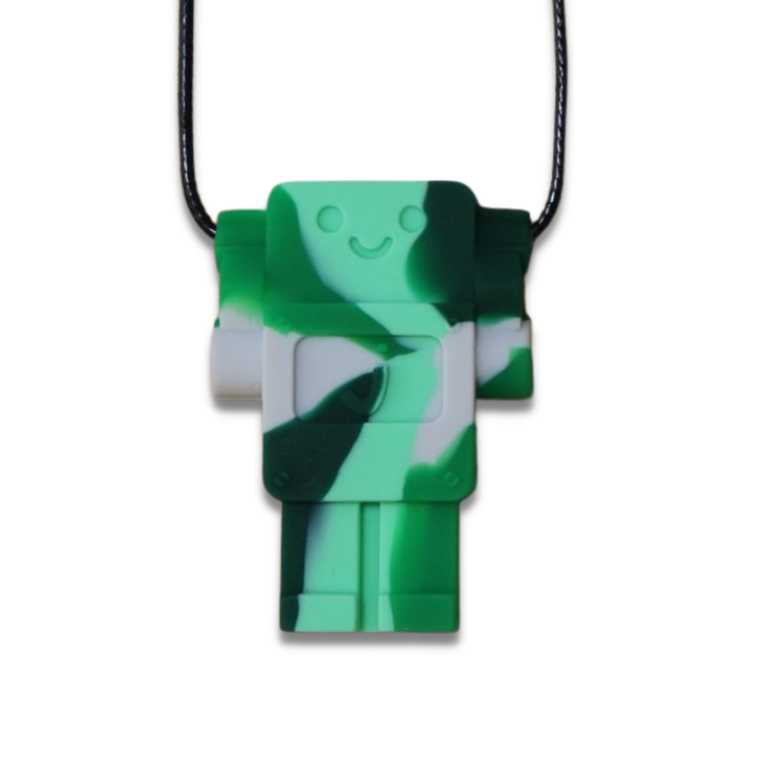 Robot Chew Pendant Marine Camo | Jellystone Designs