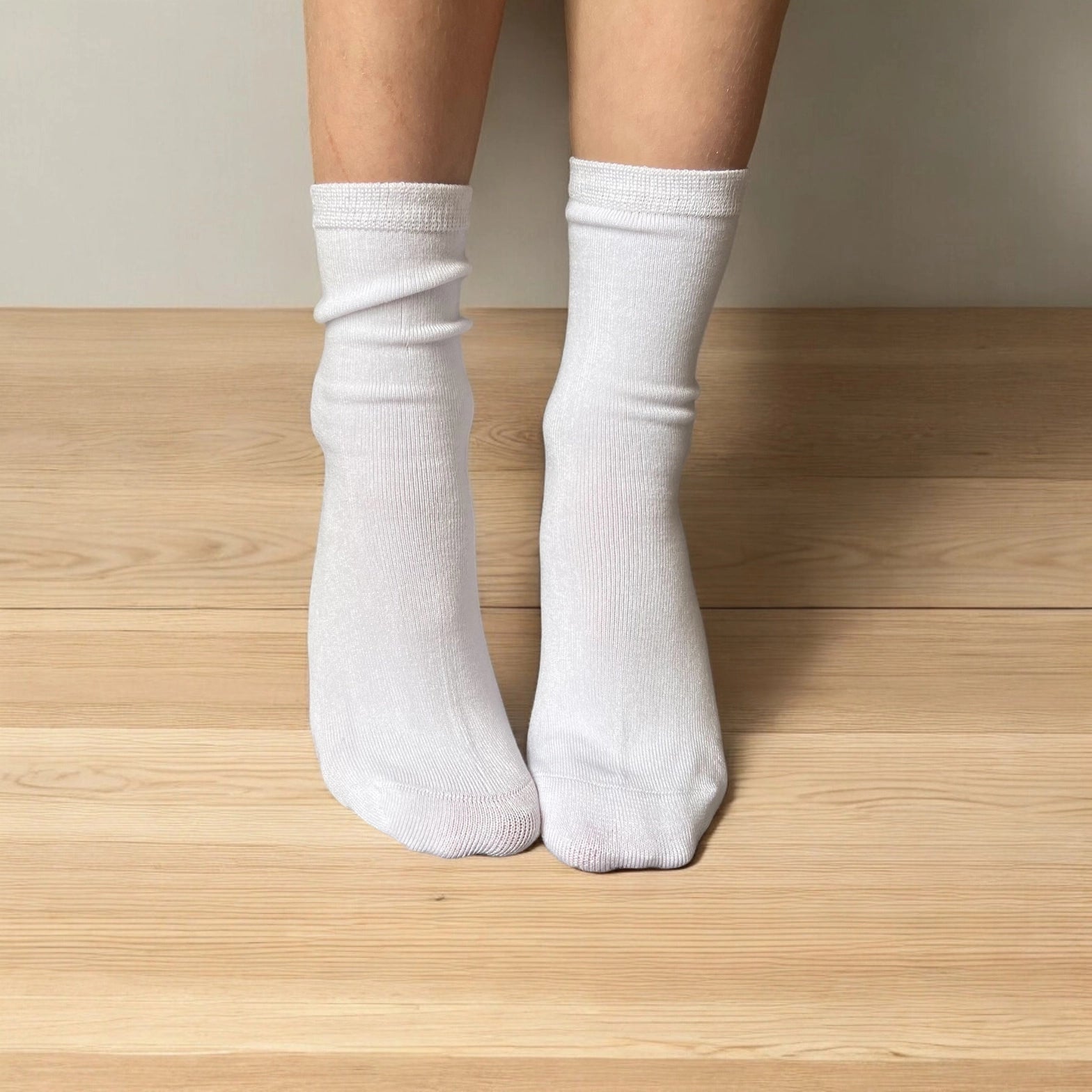 Kids Classic Soothe Step™ Sensory Socks - White