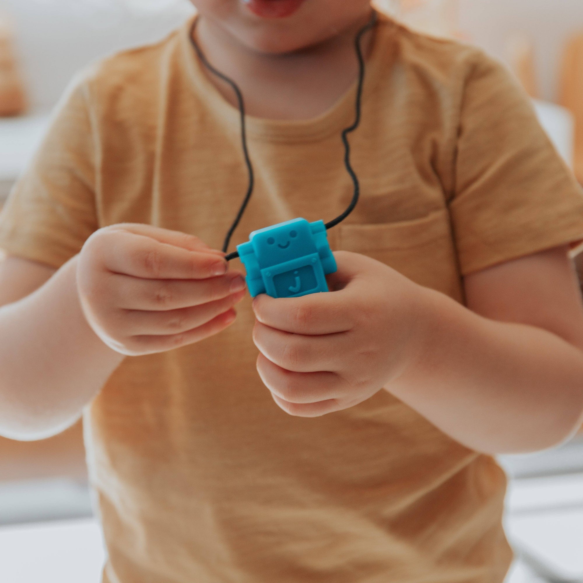 Robot Chew Pendant Marine Camo | Jellystone Designs